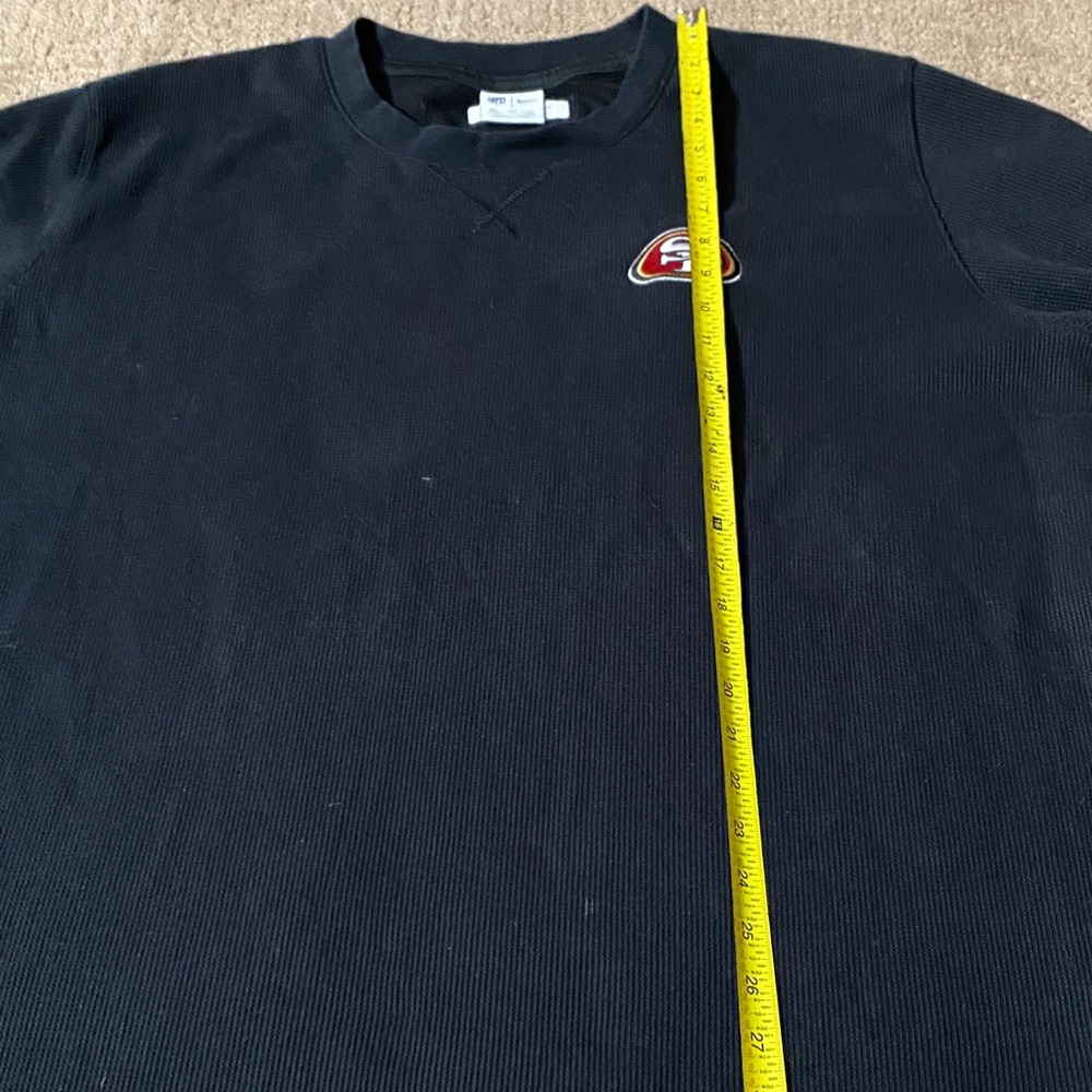 NFL Nike 3XL Black SF 49’ers Textured Coach Shirt Thermal - Picture 8 of 11